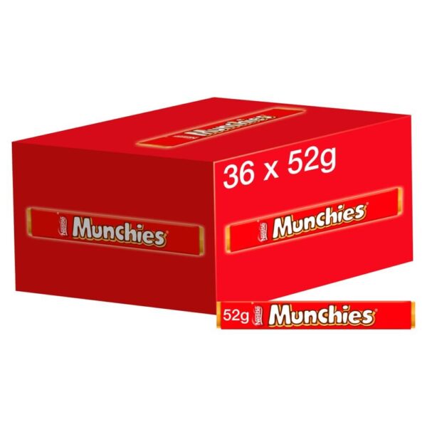 Munchies Milk Chocolate Tube 52g x 36
