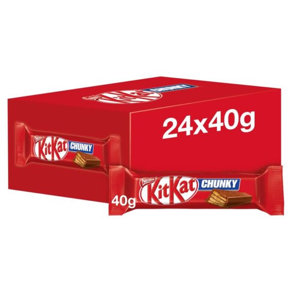 Kit Kat Chunky Milk Chocolate Bar 40g x 24