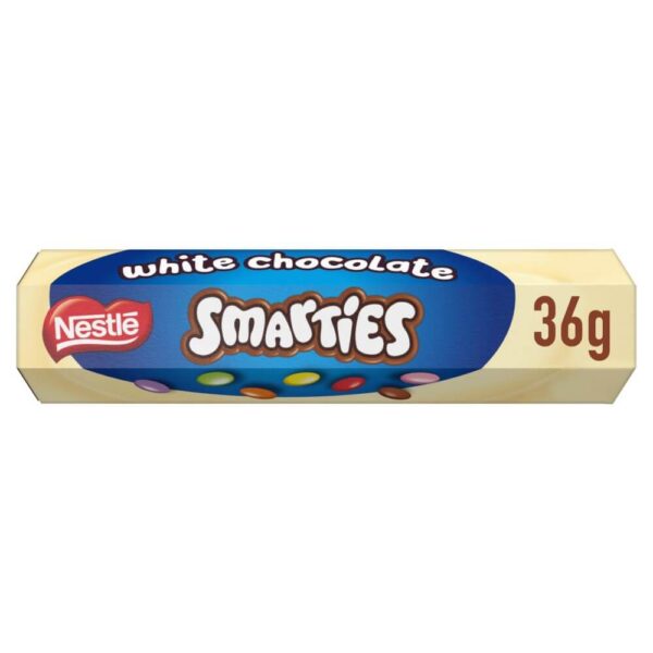 Smarties White Chocolate Tube 36g x 24