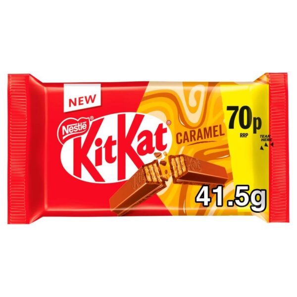 Kit Kat 4 Finger Caramel Milk Chocolate Bar