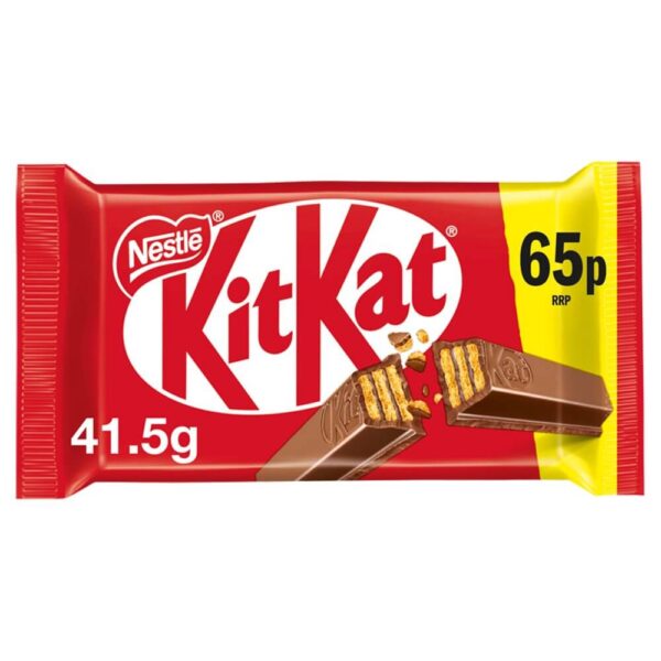 Kit Kat 4 Finger Milk Chocolate Bar 41.5 gPMP65p