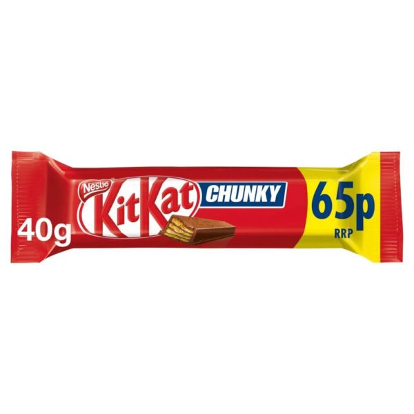 Kit Kat Chunky Milk Chocolate Bar 40g PMP65p