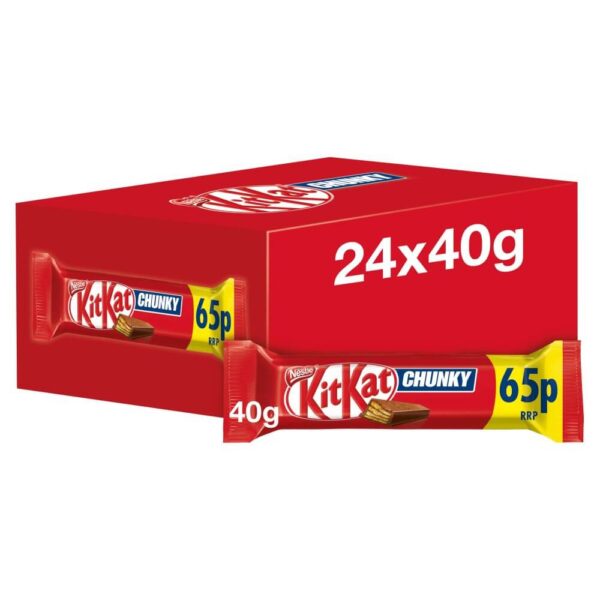 Kit Kat Chunky Milk Chocolate Bar 40g PMP65p