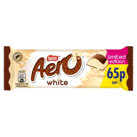 Aero White Milk Chocolate Bar 36g PMP 65px24