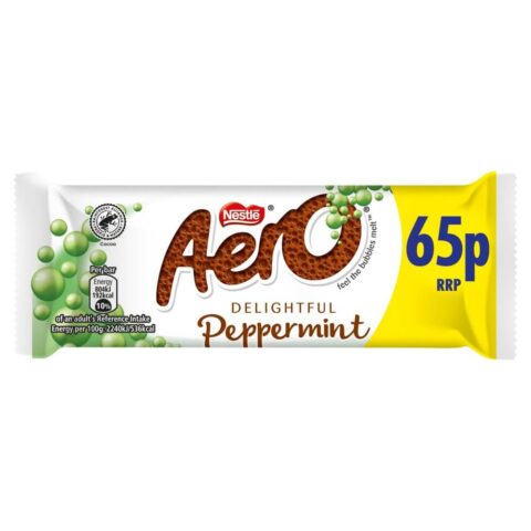 Aero Peppermint Mint Chocolate Bar 36g