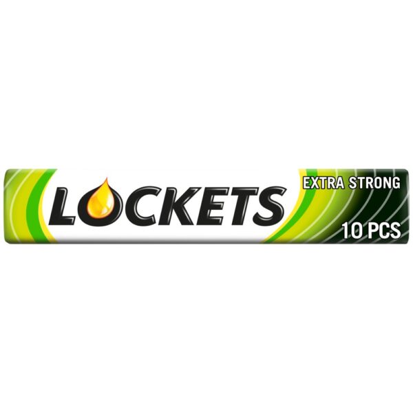 Lockets Extra Strong Menthol Cough Sweet Lozenges 41g x 20
