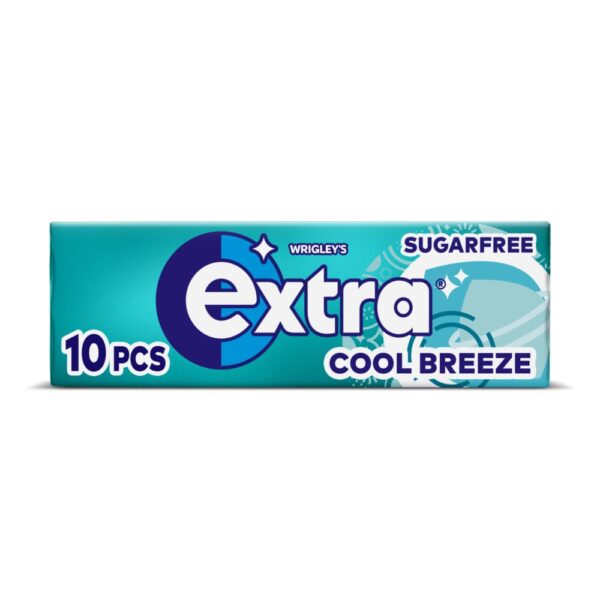 Extra Cool Breeze Sugarfree Chewing Gum 10 Pieces x 30