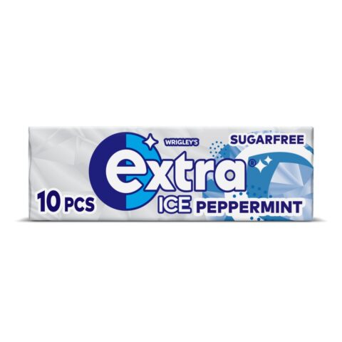 Extra Ice Peppermint Sugarfree Chewing Gum 10 Pieces x 30