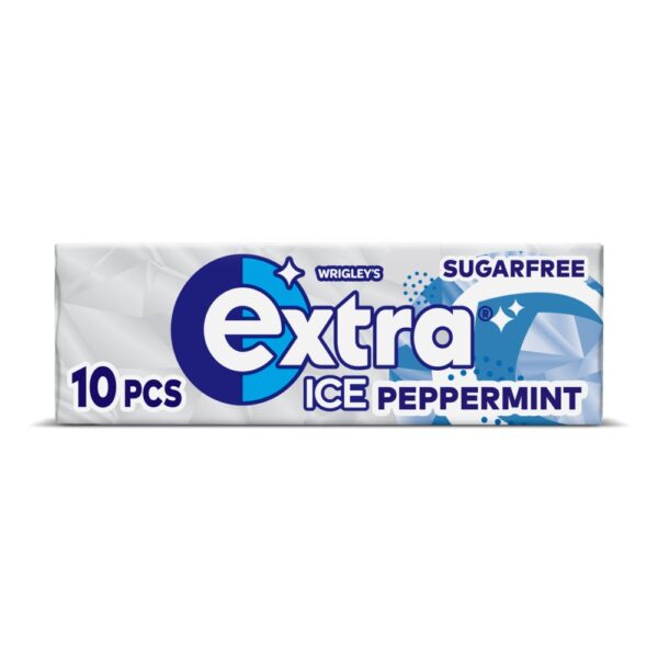 Extra Ice Peppermint Sugarfree Chewing Gum 10 Pieces x 30