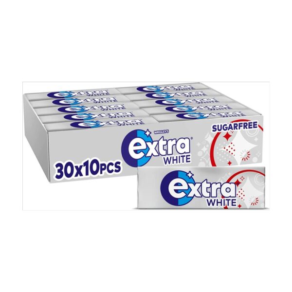Extra White Sugarfree Chewing Gum 10 Pieces x 30