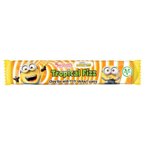 Swizzels Minions Tropical Fizz Chew Bar x 60
