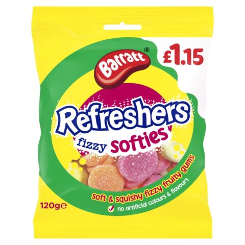Barratt Refreshers Fizzy Softies 120g x 12
