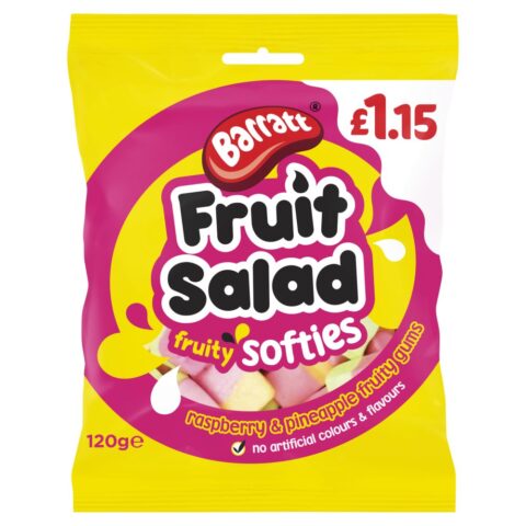 Barratt Fruit Salad Softies 120g x 12