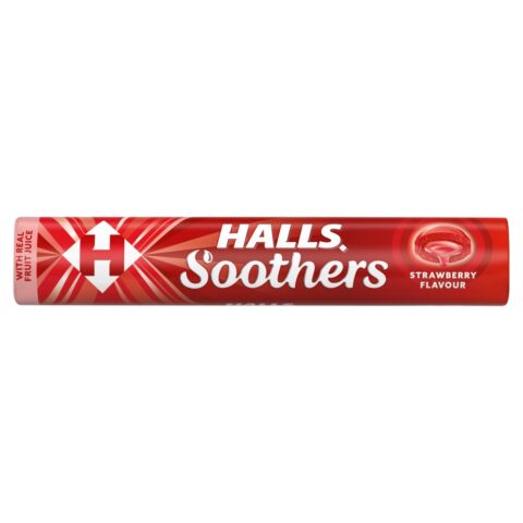 Halls Soothers Strawberry Flavour 45g x 20