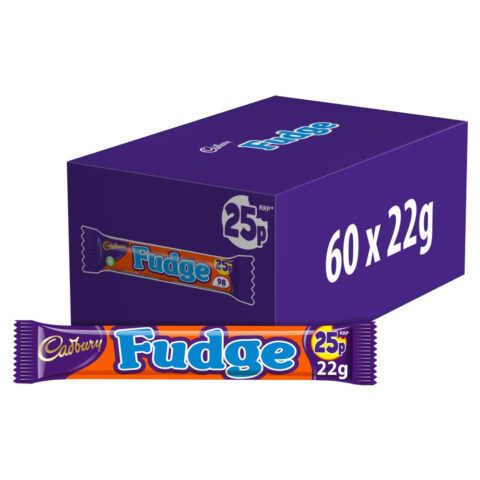 Cadbury Fudge Chocolate Bar 25pPMP22gx60