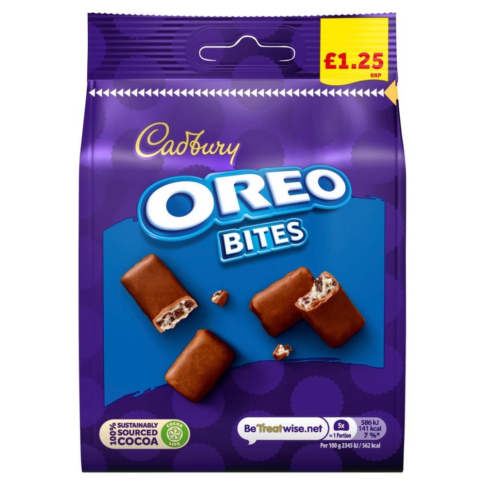 Cadbury Oreo Bites Chocolate Bag £1.25 PMP 95g x 10