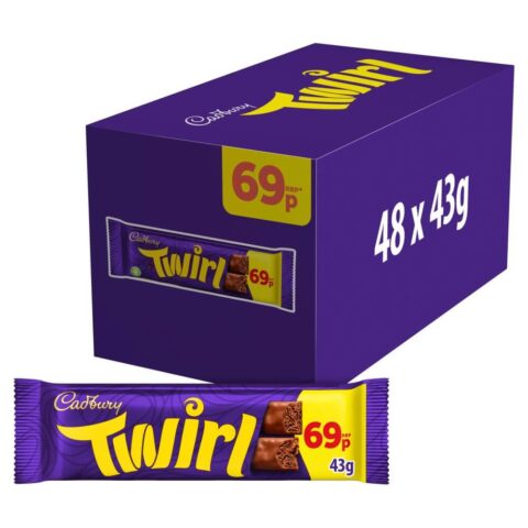 Cadbury Twirl Chocolate Bar 69pPMP43gx48
