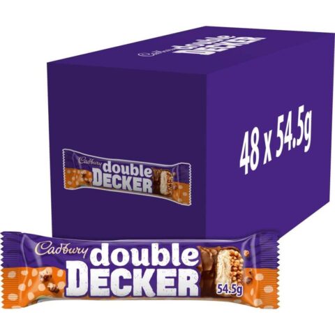Cadbury Double Decker Chocolate Bar 54.5g x 48