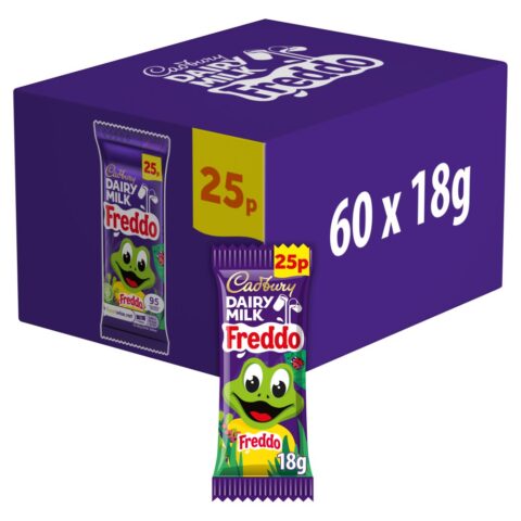 Cadbury Dairy Milk Freddo 25p Chocolate Bar 18g x 60