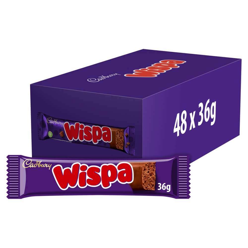 Cadbury Wispa Chocolate Bar, 36gx48