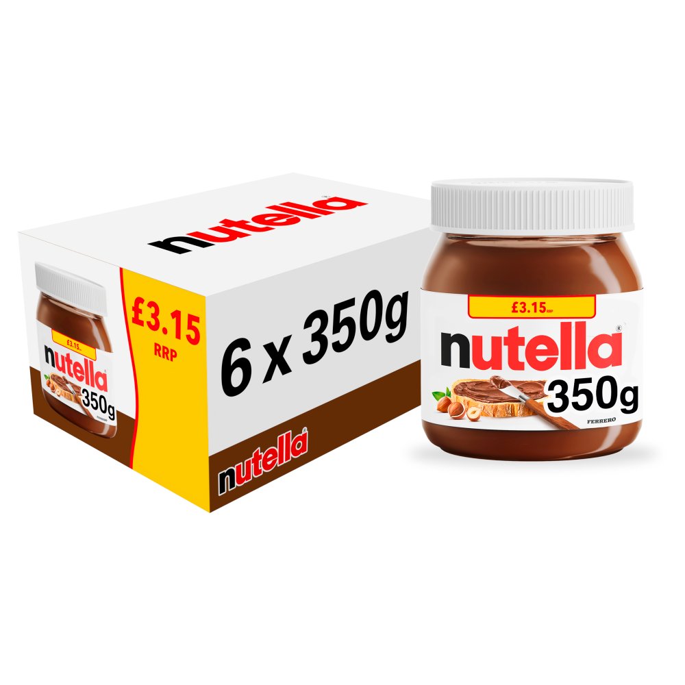 NUTELLA® Hazelnut spread with cocoa 350g PMPx6