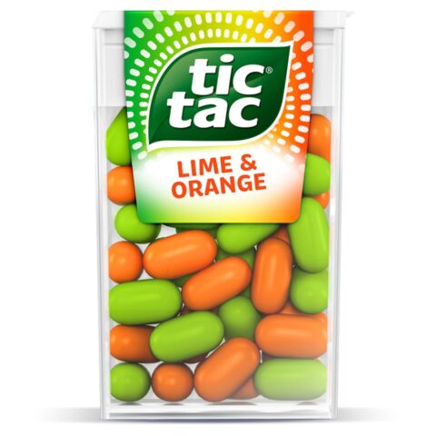 Tic Tac Lime & Orange 18g x 24