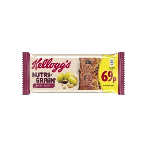 Kellogg's Nutri-Grain Bakes Raisin Bar 45g PMP69px24