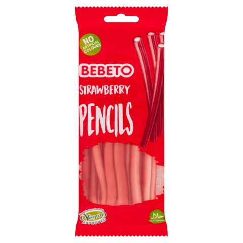 Bebeto Strawberry Pencils 160g x 12