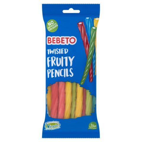 Bebeto Twisted Fruity Pencils 160g x12