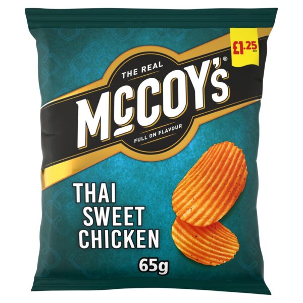 McCoy's Thai Sweet Chicken Sharing Crisps 65g, £1.25 PMP x 20