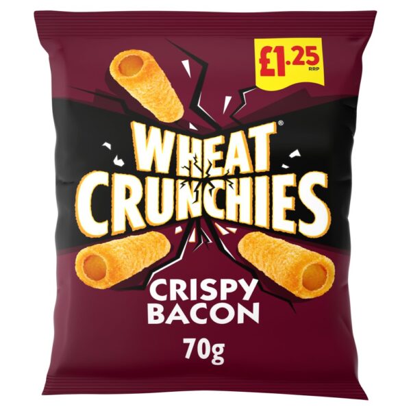 Wheat Crunchies Bacon Crisps 70g, £1.25 PMP x 16