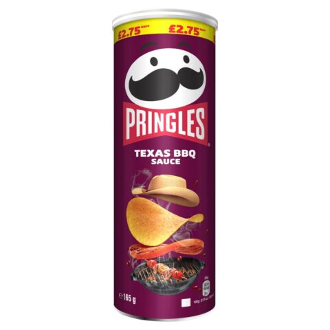 Pringles Texas BBQ 165g PMP £2.75 x 6