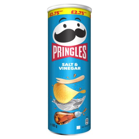 Pringles Salt & Vinegar 165g PMP £2.75 x 6