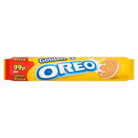 Oreo Golden Sandwich Biscuits 99p PMP 154g x 16