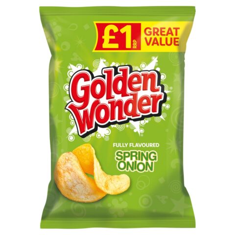 Golden Wonder Fully Flavoured Spring Onion 57g x 18