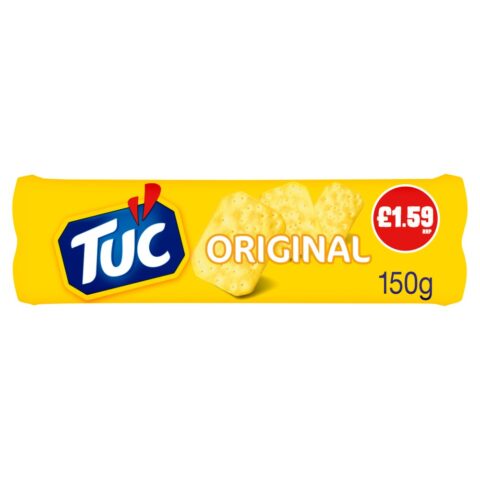 Jacob's TUC Original Biscuits 150g PMP £1.59 x 12
