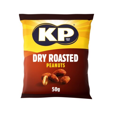 KP Dry Roasted Peanuts 50g x 21