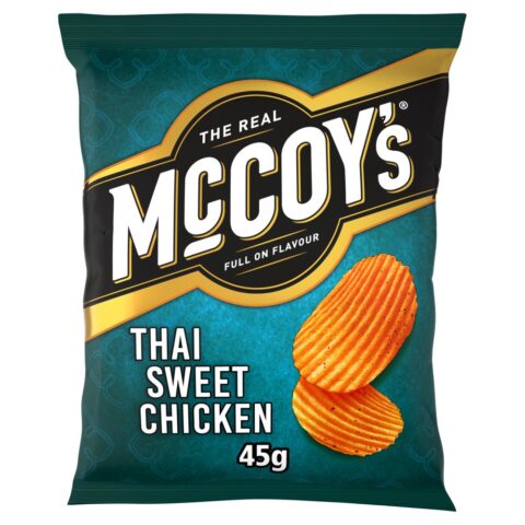 McCoy's Thai Sweet Chicken Grab Bag Crisps 45g x 26