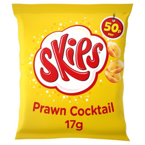Skips Prawn Cocktail Crisps 17g, 50p PMP x 30