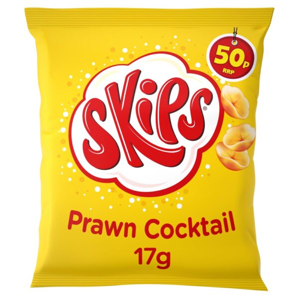 Skips Prawn Cocktail Crisps 17g, 50p PMP x 30