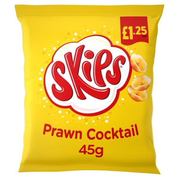 Skips Prawn Cocktail Crisps 45g, £1.25 PMP x 16